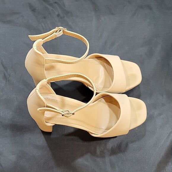 BOMBOO COMPOSED-27 PLASFORM PEEP TOE CHUNKY HEEL LADIES SANDAL - Picture 10 of 15